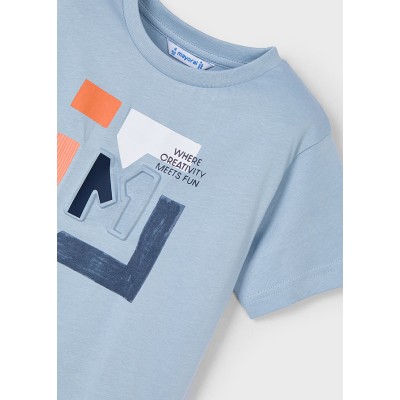 Mayoral - Maglietta manica corta embossed "m"