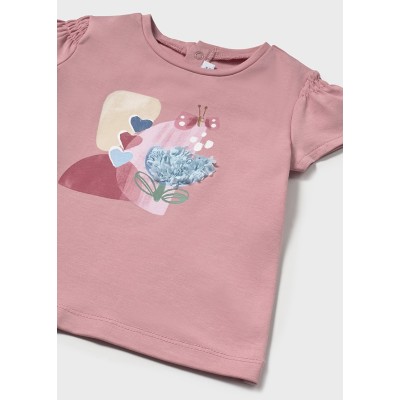 Mayoral - Maglietta manica corta ricamata