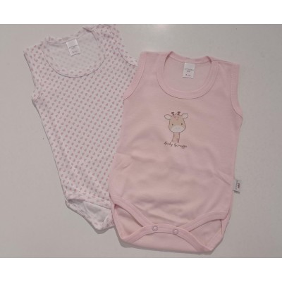 Coppia di body spalla larga giraffa Noibel