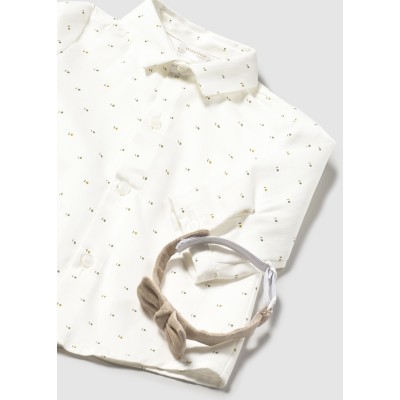 Mayoral - Camicia manica lunga papillon