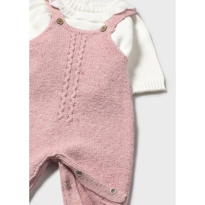 Mayoral - Completo salopette e maglion tricot