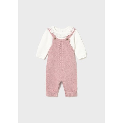 Mayoral - Completo salopette e maglion tricot