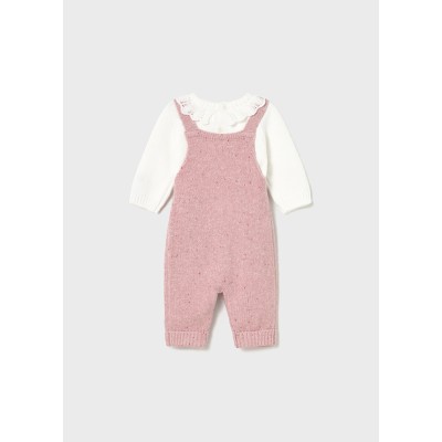 Mayoral - Completo salopette e maglion tricot