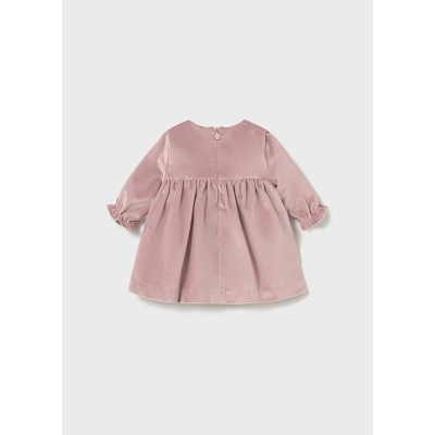 Mayoral - Vestito velluto manica lunga