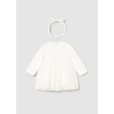 Mayoral - Vestito cerimonia tulle ricamo