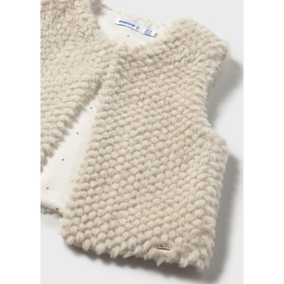Mayoral - Gilet pelo strutturato