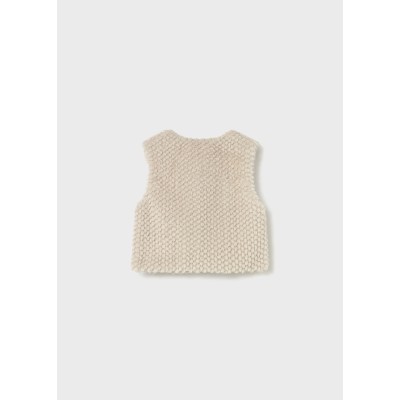 Mayoral - Gilet pelo strutturato