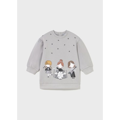 Mayoral - Vestito felpa grafica