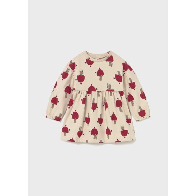 Mayoral - Vestito felpa stampa