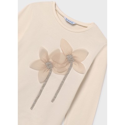 Mayoral - Maglietta manica lunga ricami