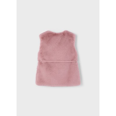 Mayoral - Gilet pellicciotto con cintura