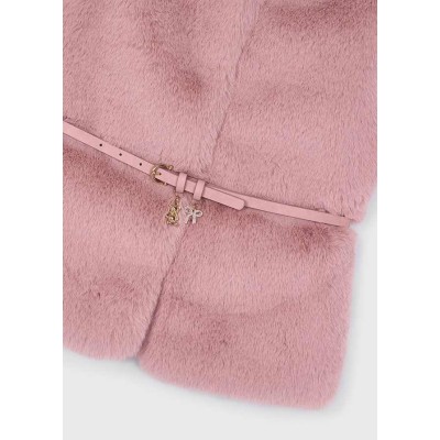 Mayoral - Gilet pellicciotto con cintura
