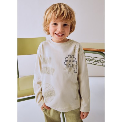 Mayoral - Maglietta manica lunga varsity