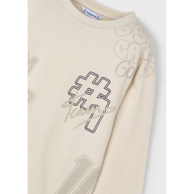 Mayoral - Maglietta manica lunga varsity