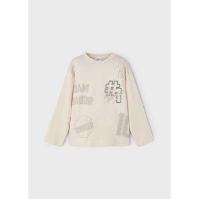 Mayoral - Maglietta manica lunga varsity