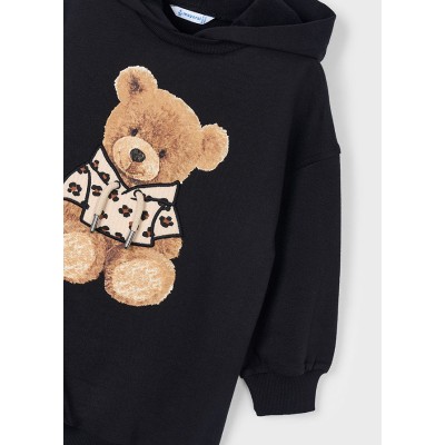 Mayoral - Vestito felpa cappuccio