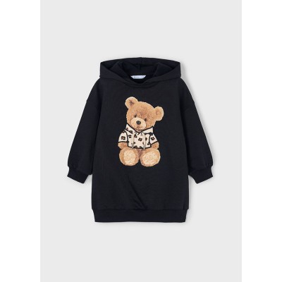 Mayoral - Vestito felpa cappuccio