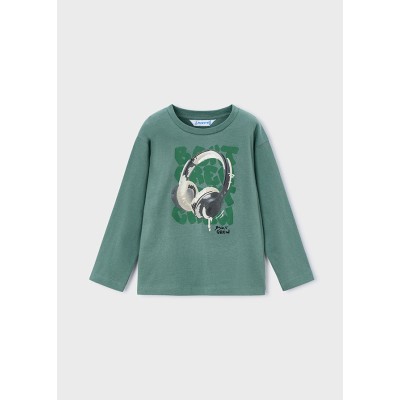 Mayoral - Maglietta manica lunga cuffie