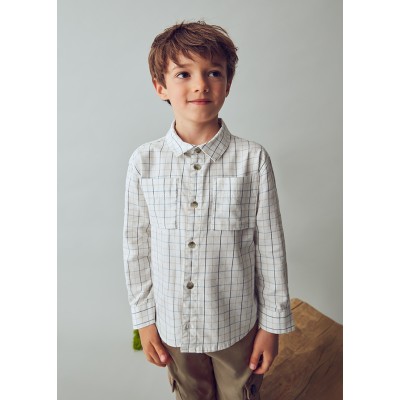 Mayoral - Camicia manica lunga quadri