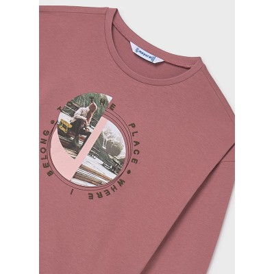 Mayoral - Shirt   manica lunga grafica