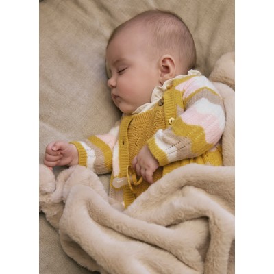 Mayoral - Completo salopette tricot 3 pezzi