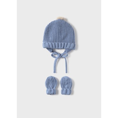 Mayoral - Completo cappello guanti tricot