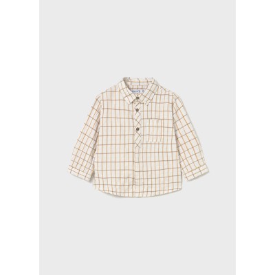 Mayoral - Camisa manica lunga quadri