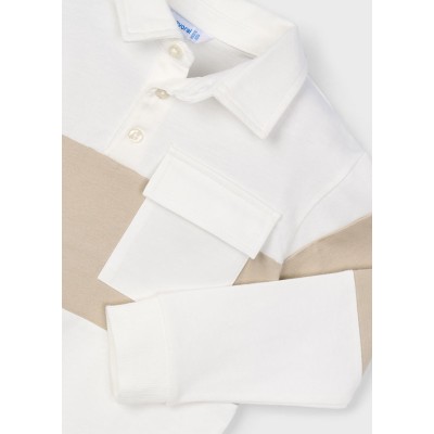 Mayoral - Polo manica lunga color block