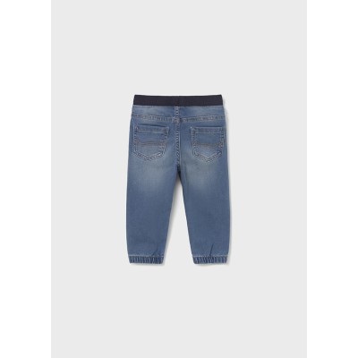 Mayoral - Pantalone soft denim jogger