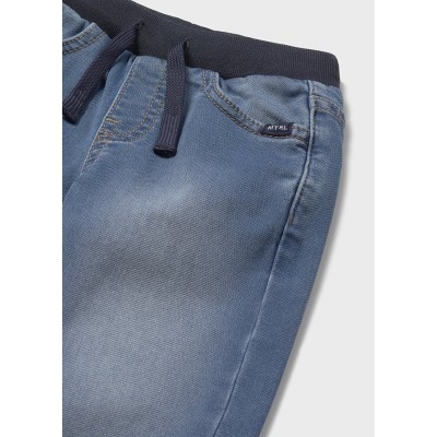 Mayoral - Pantalone soft denim jogger