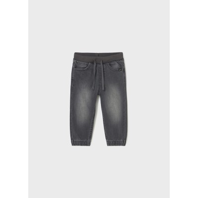 Mayoral - Pantalone soft denim jogger