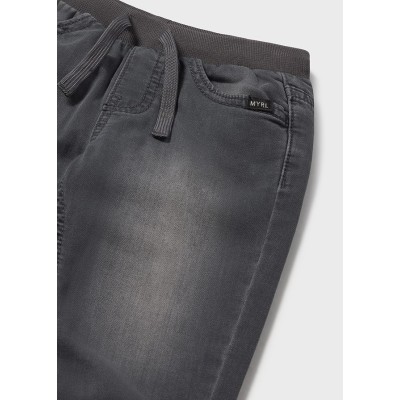 Mayoral - Pantalone soft denim jogger