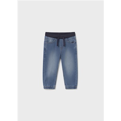 Mayoral - Pantalone soft denim jogger