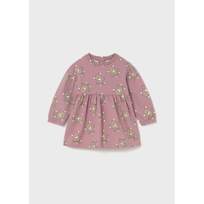 Mayoral - Vestito felpa stampa