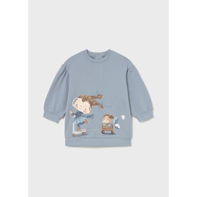 Mayoral - Vestito felpa grafica