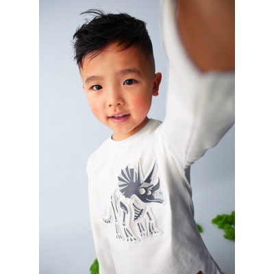 Mayoral - Maglietta manica lunga embossed