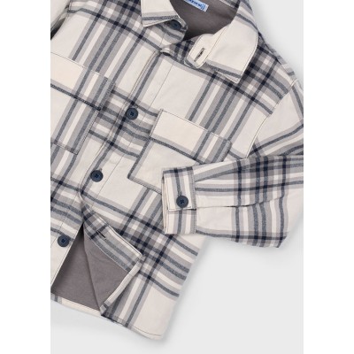 Mayoral - Sopracamicia quadri con lampo