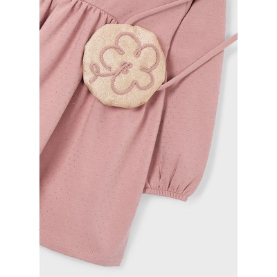 Mayoral - Vestito felpa borsa