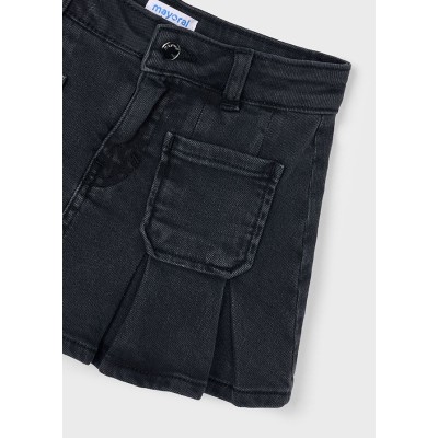 Mayoral - Gonna denim pieghe