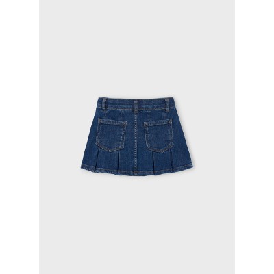 Mayoral - Gonna denim pieghe