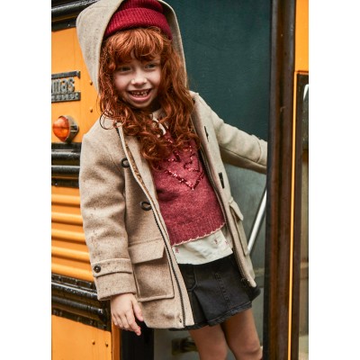 Mayoral - Gonna denim pieghe