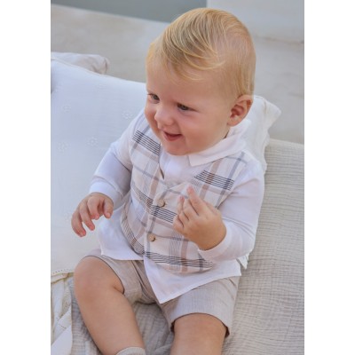 Mayoral - Completo  pantalone  corto y gilet