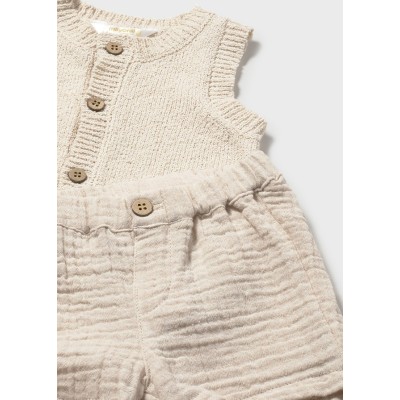 Mayoral - Completo  pantalone corto gilet