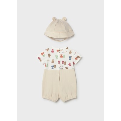 Mayoral - Pagliaccetto salopette,cappell