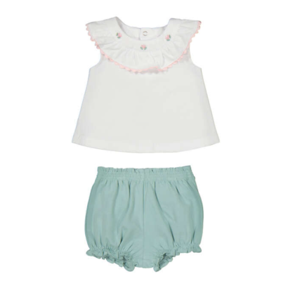 Mayoral - Completo  pantalone   corto 2pezzi