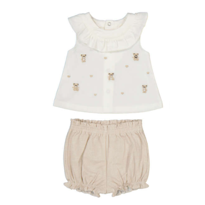 Mayoral - Completo  pantalone   corto 2pezzi