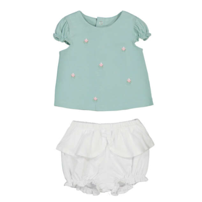 Mayoral - Completo  pantalone   corto 2 pezzi