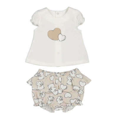 Mayoral - Completo  pantalone   corto 2 pezzi