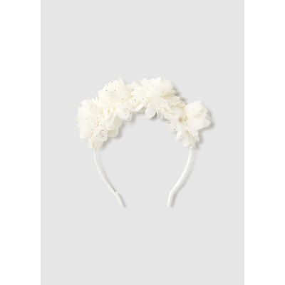 Mayoral - Cerchietto fiori tulle