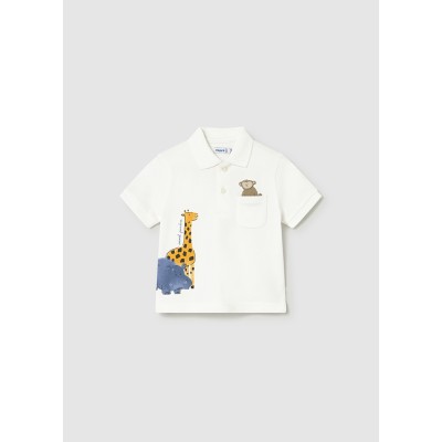 Mayoral - Polo manica corta    animale